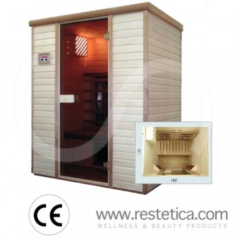 sauna ad infrarossi 120x180
