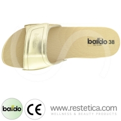 Baldo Clogs with Velcro - Platinum