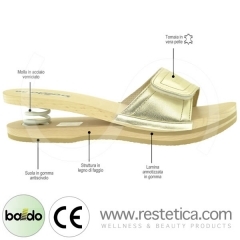Baldo Clogs with Velcro - Platinum