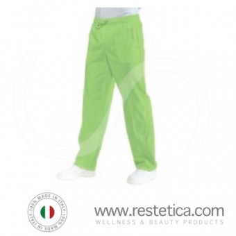 Pantalone Unisex con elastico Colore VERDE - TAGLIA M