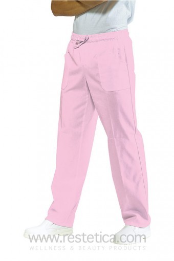 Pantalone UNISEX con elastico rosa misto