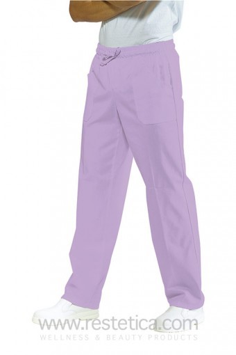 Pantalone UNISEX con elastico lilla misto