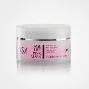 Maschera Gel proprietà anti-age idratanti iSol Beauty AGE-LIFT PINK MASK - vaso 250ml cod.ISO.CHROME.100