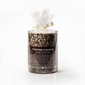 Coffee Candle con CHICCHI di CAFFè Ø12Xh10cm Fragr.caffè/coffee by Cereria Lumen - EAN 8001974012169