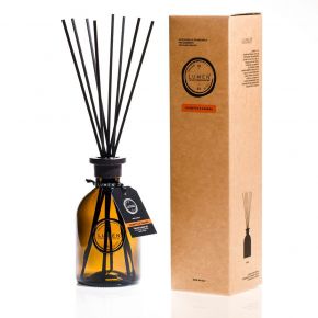 Diffusore di Fragranza 19.61 ml.500 CHINOTTO e ZAGARA con sticks neri by Cereria Lumen - EAN 8001974012121