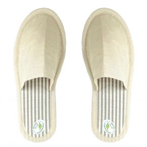 Eco-Bio SAND biodegradable slipper with wood pulp sole and bamboo viscose upper