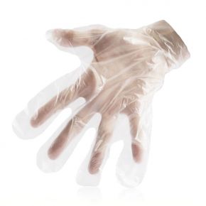 Trasparent plt gloves 100 pcs