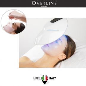 Cromo LED Xilia per intensificare i trattamenti maschera viso di benessere By Overline con stativo regolabile