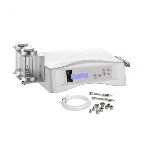 Beauty instrument that combines 2 functions: diamond and aluminium oxide microcrystal microdermabrasion