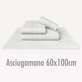 Asciugamano 60x100cm in spugna di cotone 480 gr/mq per uso professionale (lavaggi intensi)