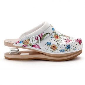 Clogs with springs - Floral