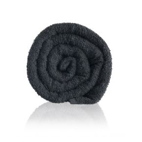 Confezione 12 asciugamani in cotone nero - misura 50x90cm