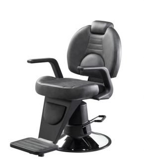 Barber chair with round base