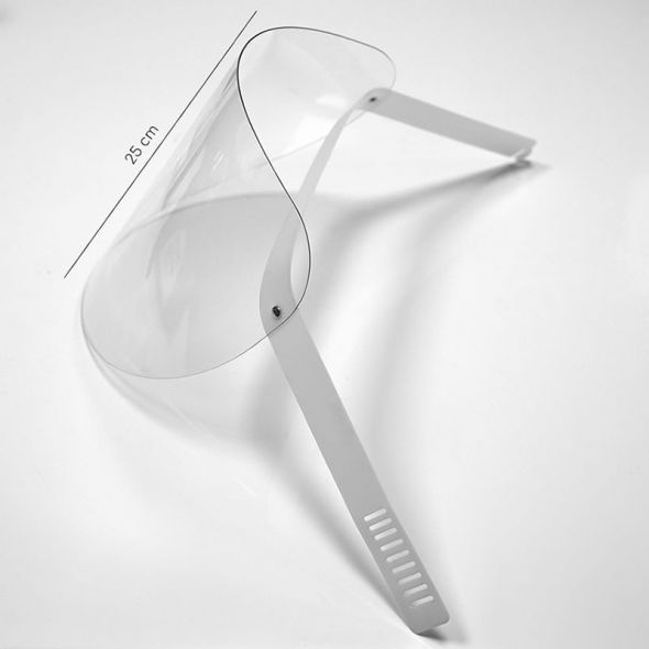 Visiera protettiva per occhi e viso di alta qualità pratica e leggera - confezione 1 visiera