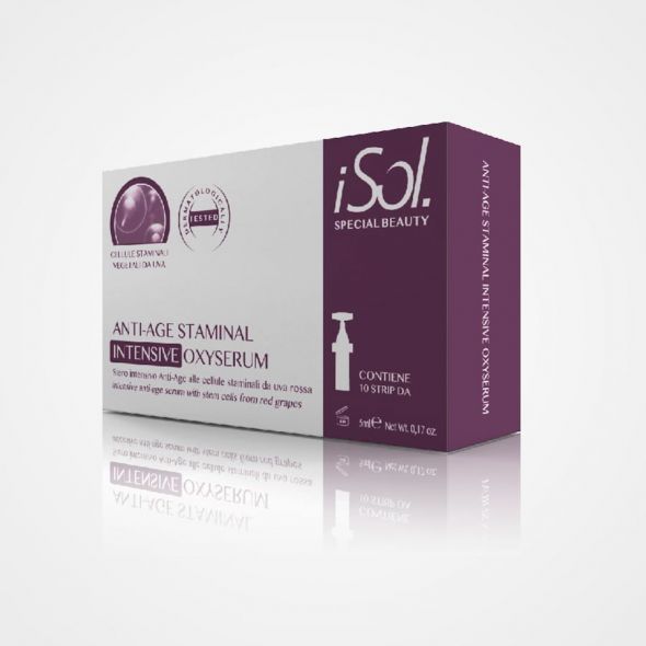 iSol Beauty STAMINAL INTENSIVE OXYSERUM ANTI-AGE (10 Strip da 5ml) cod.ISO.OXI.350-R