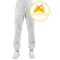 Pantalone Unisex Pantagiaffa 100% polyester stretch traspirante polsino al fondo colore bianco cod. RE044870