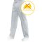 Pantalone Unisex con elastico 100% polyester traspirante stretch colore bianco cod. RE044070