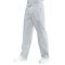 Pantalone Unisex con elastico e coulisse 2 tasche 100% cotone colore bianco cod. RE044000