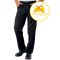 Pantalone Unisex con elastico 100% polyester traspirante stretch colore nero cod. RE044071