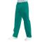 Pantalone UNISEX con elastico verde chirurgia 100% cotone