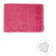 Set asciugamani Plissè in morbida spugna di cotone color rosa - 400g/m² uso professionale made in Italy