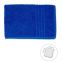 Set asciugamani Plissè in morbida spugna di cotone color blu avio - 400g/m² uso professionale made in Italy