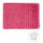 Set asciugamani Plissè in morbida spugna di cotone color rosa - 400g/m² uso professionale made in Italy