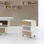 Trolley with two drawers and a central open compartment - dimensions 55x41x81h cm