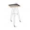 Hairdresser trolley TRIPED RM by Artecno structure chrome steel cod. 08 RM