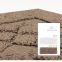 Tappeto wellness linea CONFORT misura 50x75cm colore fango IDH filato in cotone 100% Made in Italy