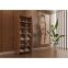 Elegante espositore in legno da parete con 7 ripiani ideale per esporre i prodotti da rivendita