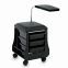 Manicure trolley with seat and drawers