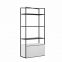 BROOKLYN is a display unit with black metal painted structure by BMP - Sku R868.3