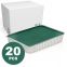 Cera a caldo verde clorofilla senza utilizzo di strisce ideale per pelli normali - confezione da 20 scatole da 1000 ml
