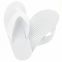 Infradito Flip-Flop EVA per piscina con suola antiscivolo di 10mm in EVA colore bianco neutra - Confezione 115 paia