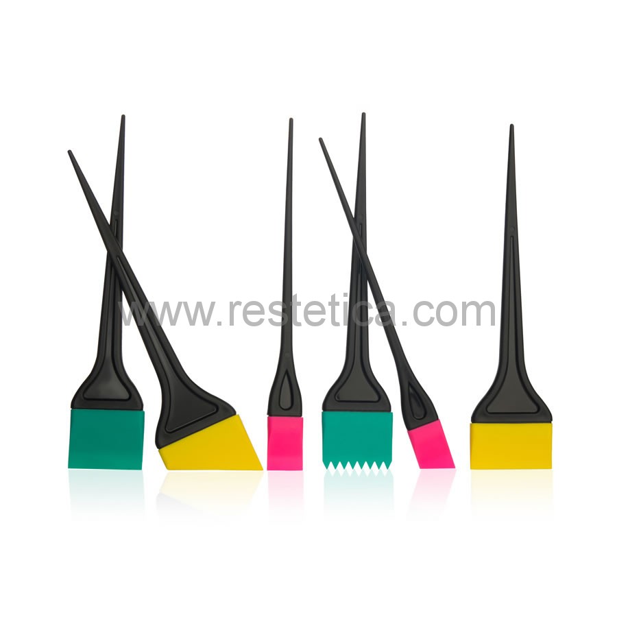 Pennelli in silicone per colore capelli – kit sei pennelli multiforma