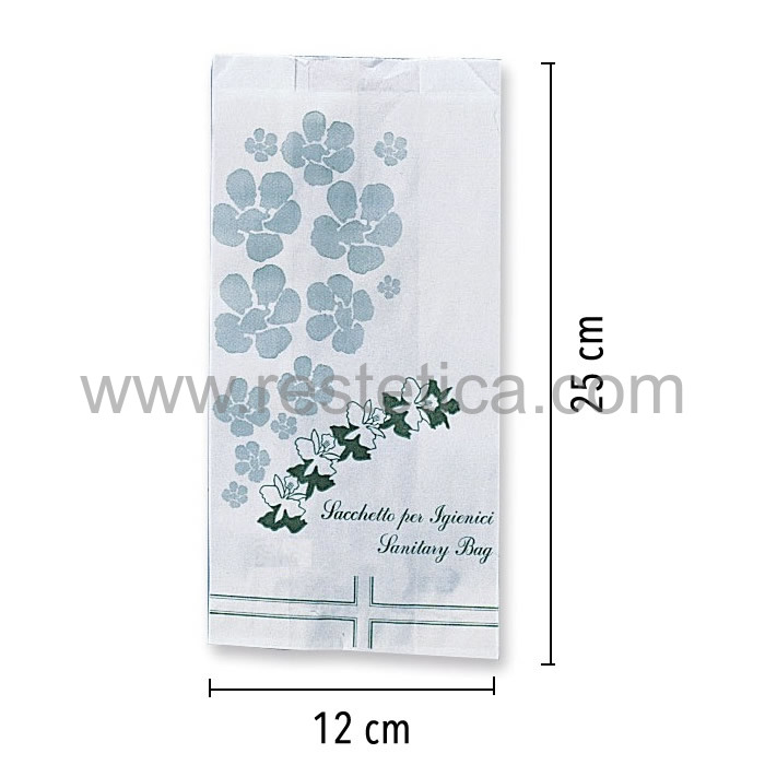 Sacchetti igienici in carta per igiene personale tipo assorbenti -  confezione da 1000pz