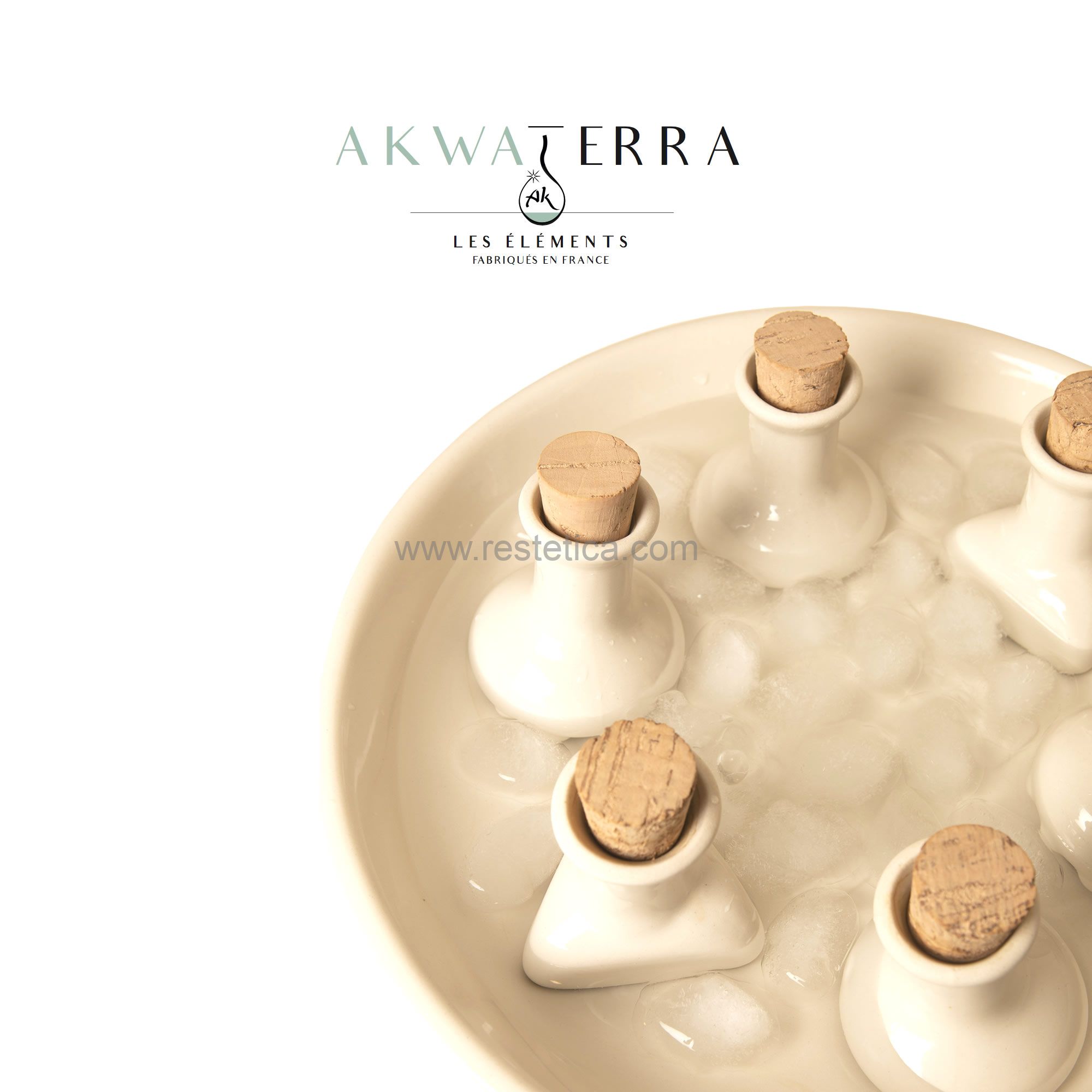 AkwaTerra© body massages KIT for innovative well-being technique