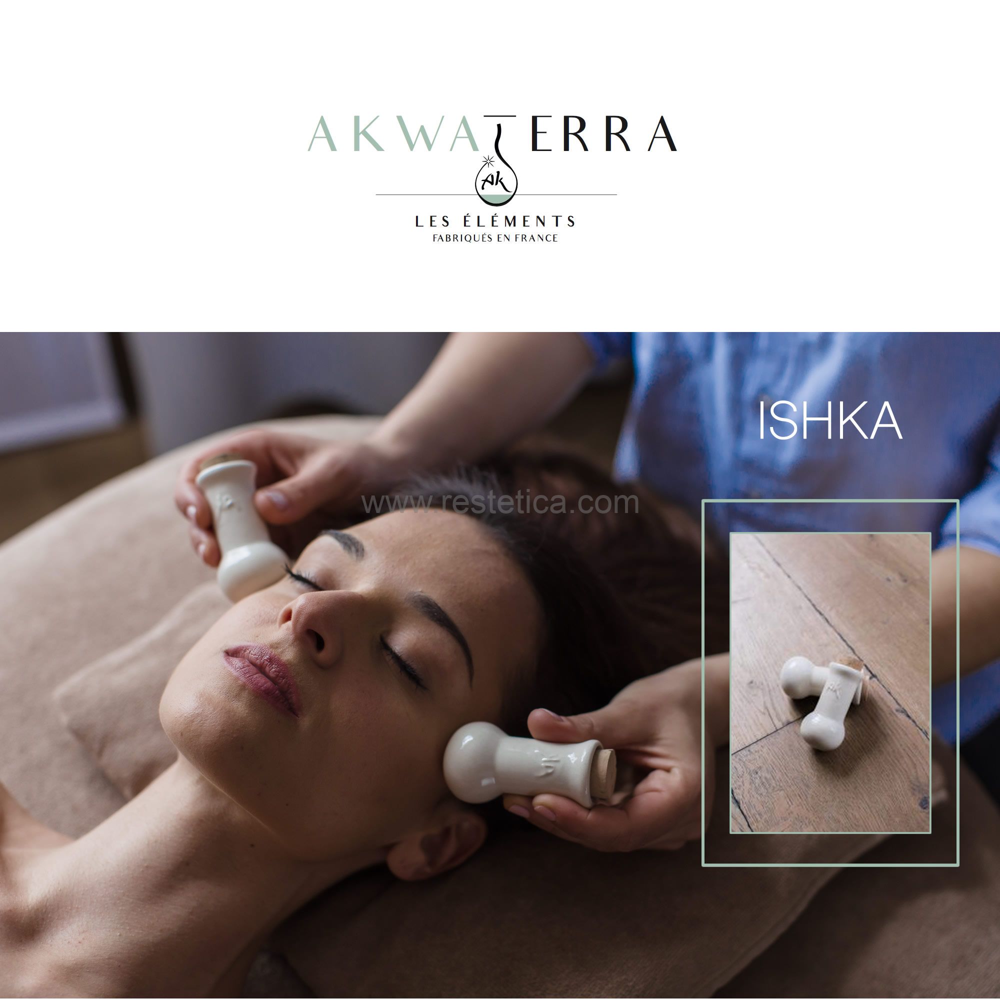 AkwaTerra© body massages KIT for innovative well-being technique