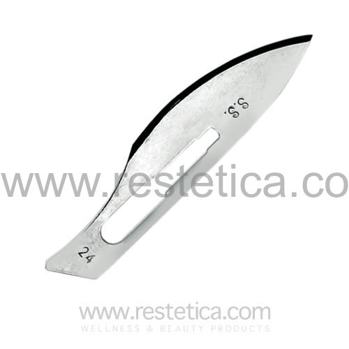 Professional PEDICURE Scalpel Blades - 100 Blades - 24 mm